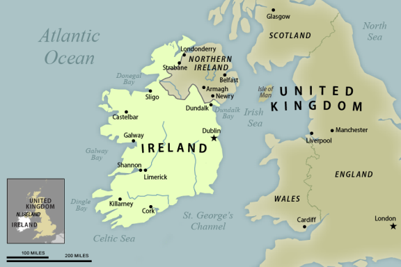 Ireland map