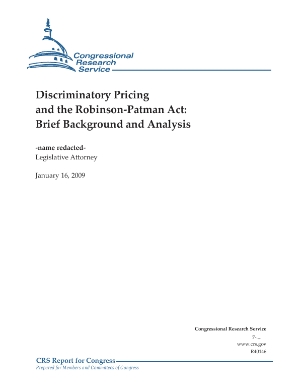 Robinson Patman Act