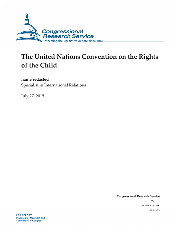 The United Nations Convention on the Rights of the Child ...