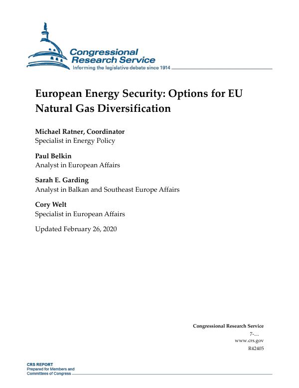 European Energy Security: Options for EU Natural Gas Diversification ...