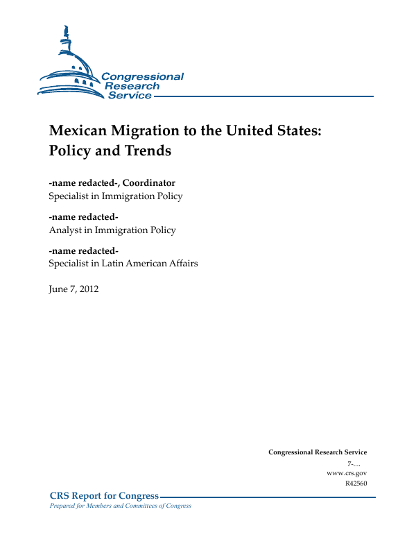 PDF] The US/Mexico border crossing card (BCC): a case study in