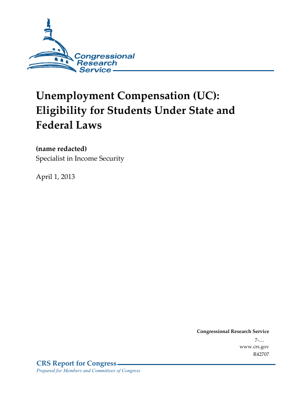 Unemployment Compensation UC Eligibility For Students Under State