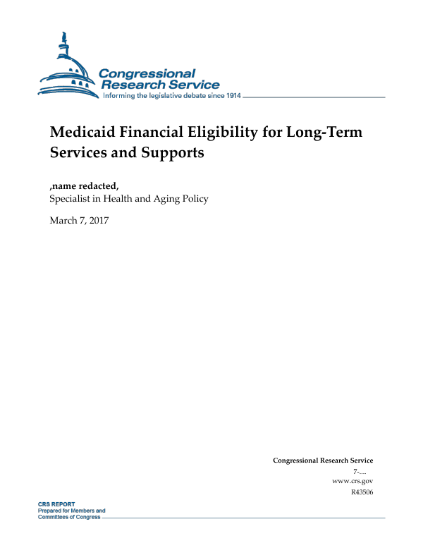 Letter Of Financial Support For Medicaid from www.everycrsreport.com