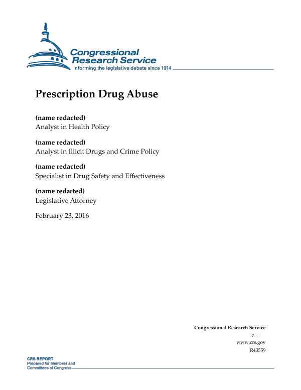 Prescription Drug Abuse