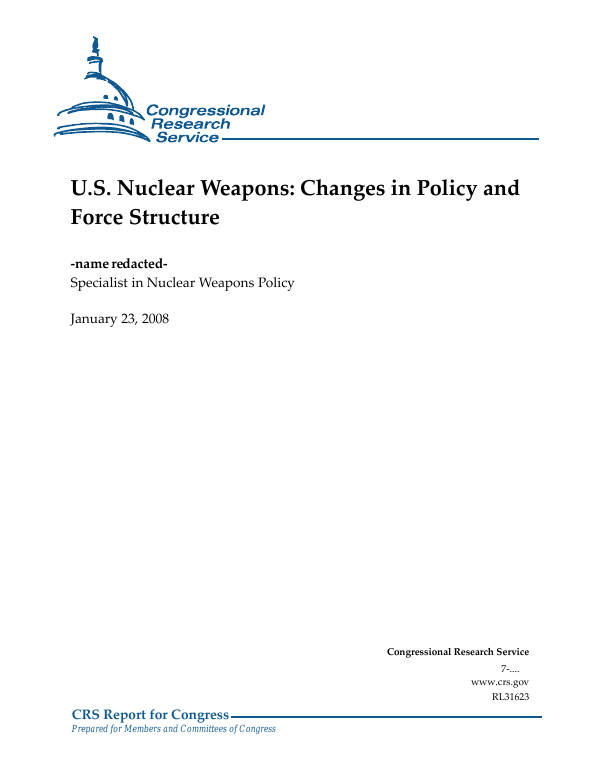 Newly Declassified Data Shows Unexplained Increase In U.S. Nuclear Warhead  Stockpile